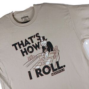 Monopoly "That's How I Roll" Collectible T-Shirt Men's Size XL 2007